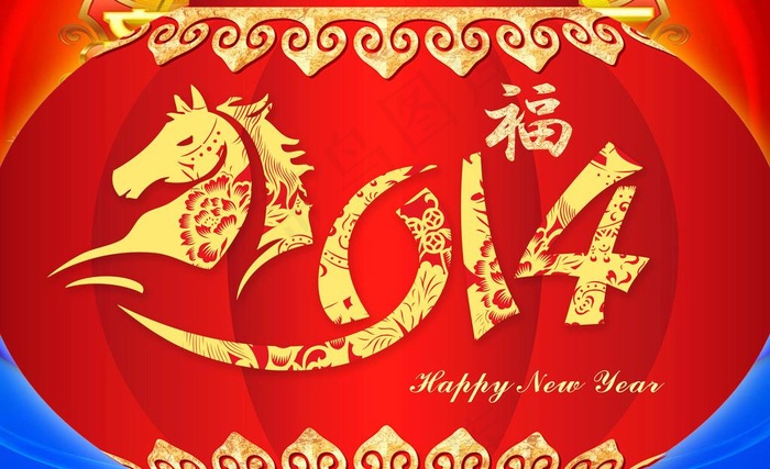 新年春节psd模版下载