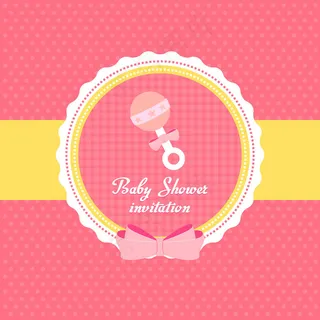 婴儿比赛邀请卡