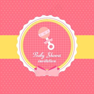 婴儿比赛邀请卡