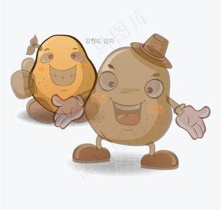 卡通土豆卡通蔬菜