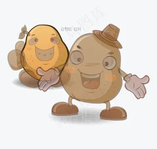 卡通土豆卡通蔬菜