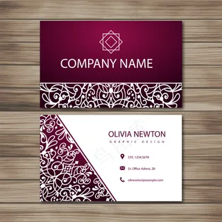 黑色黄色IT科技大气名片