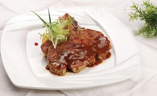 爱尔兰香料烤t骨牛扒图片