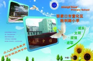学校彩页封面图片