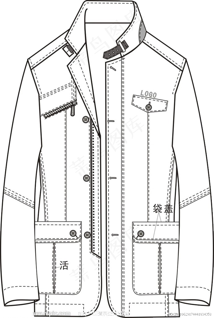 手绘衣服服饰图标衬衫西装png素材