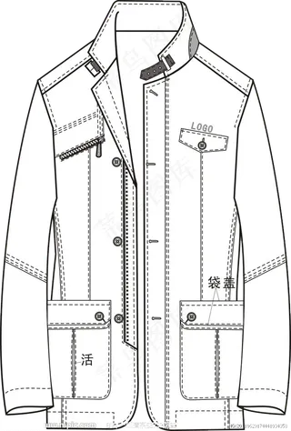 手绘衣服服饰图标衬衫西装png素材