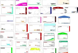 信封封面设计模板2