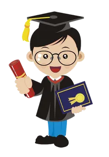 毕业季卡通毕业学生PNG素材