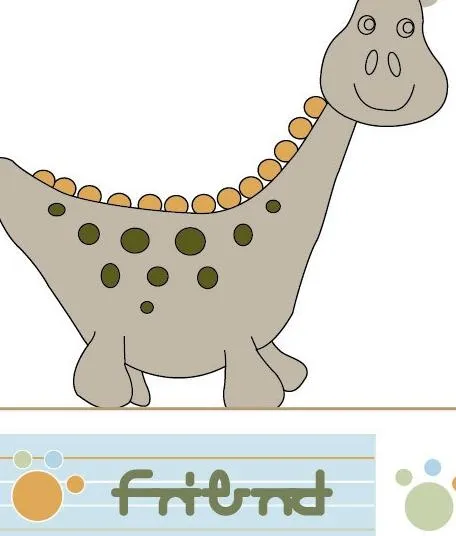 恐龙图片ai矢量模版下载