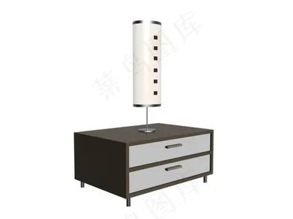 床头柜台灯 柱形台灯