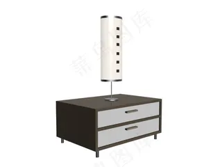 床头柜台灯 柱形台灯