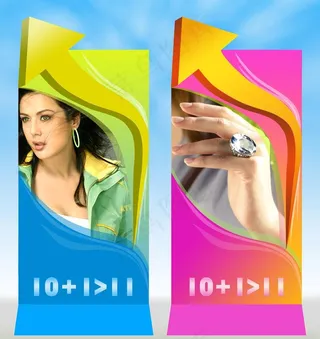 形象广告立牌图片