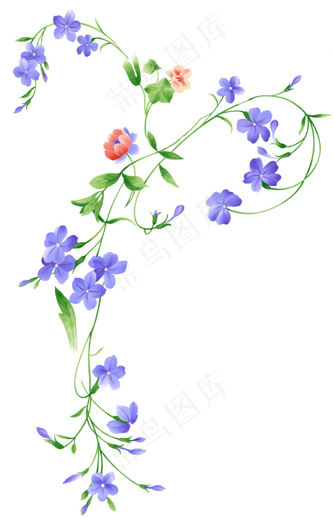 花的素材psd模版下载