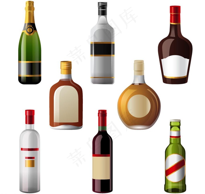 瓶子包装设计图片