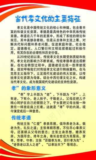 当代孝文化的主要特征