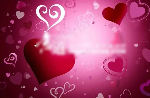温馨浪漫心形背景图案