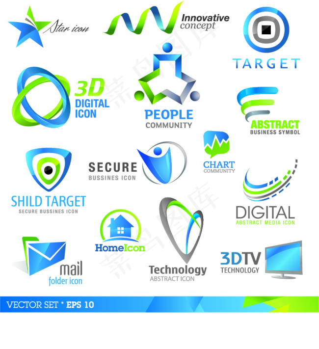 标志图标设计素材图片