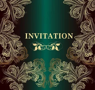 婚礼邀请卡图片