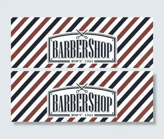 理发店背景图片