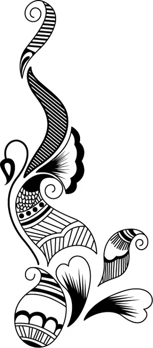 黑白欧美花纹 黑白欧美花纹