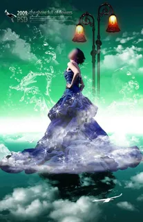 云端上的梦幻美女