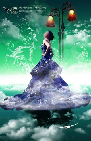 云端上的梦幻美女