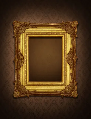 金色相框边框图片