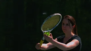 慢动作特写2股票视频网球发球 视频...