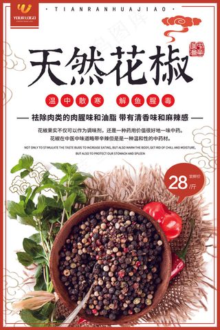 天然花椒调制品宣传海报设计