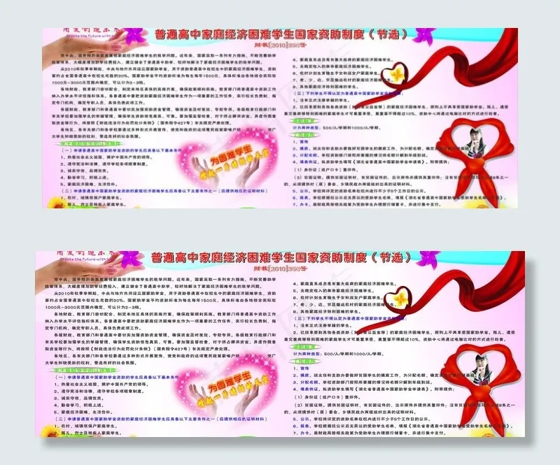国家资助制度图片cdr矢量模版下载