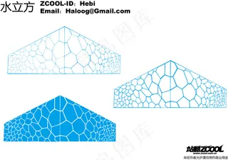 水立方矢量素材