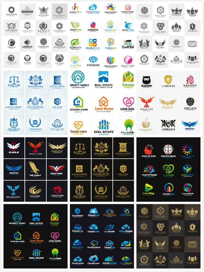 精美LOGO设计cdr矢量模版下载