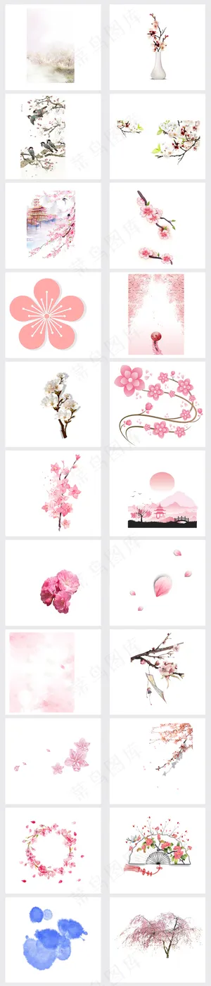 春天浪漫粉红色桃花梅花樱花花朵图片... 春天浪漫粉红色桃花梅花樱花花朵图片...