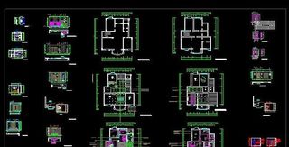 别墅全套室内装修设计图纸