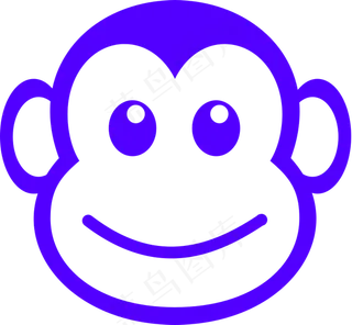 有趣的猴子脸简单路径
