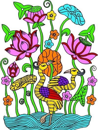 吉祥图案 中华传统图案 动物装饰图案 矢量素材 CDR格式_0029