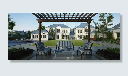 欧式别墅区会所建筑图片