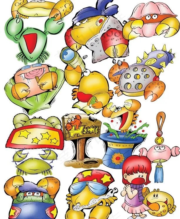 巨蟹座图片(4517X5906(DPI:300))psd模版下载