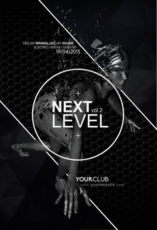 炫酷音乐海报设计