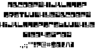 炸弹工厂的字体