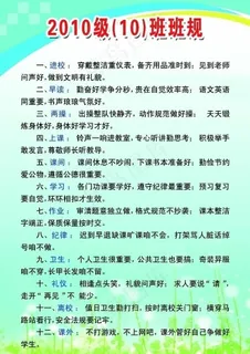 班规制度图片