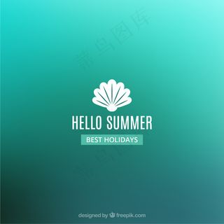 绿色背景矢量图