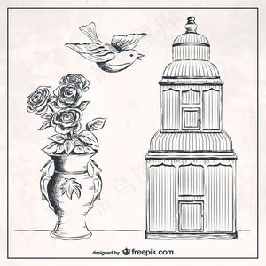 花鸟矢量图