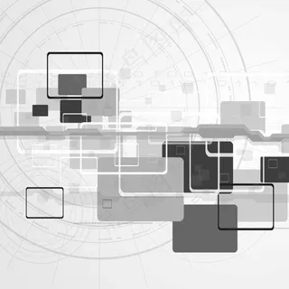 方块圆圈抽象背景图片