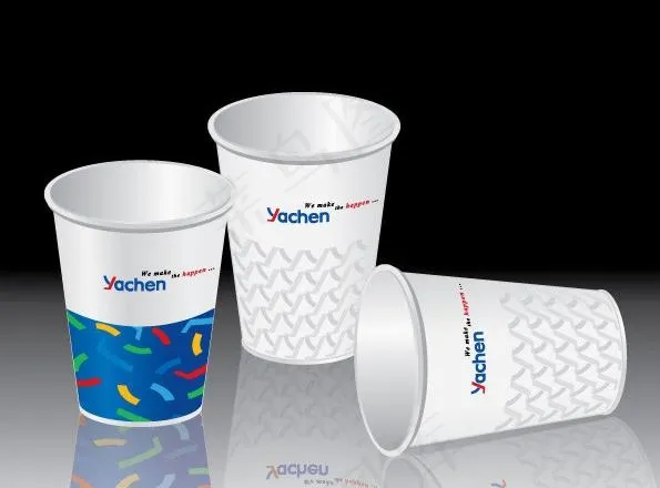 一次性纸杯包装图片ai矢量模版下载