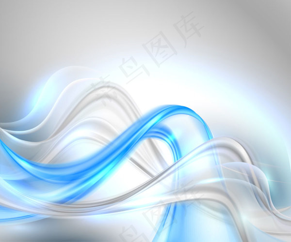 炫彩光效流线背景矢量素材