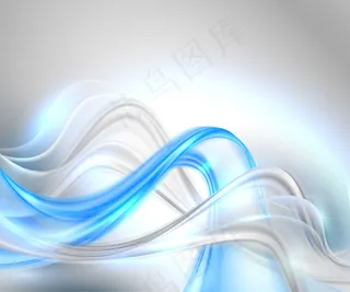 炫彩光效流线背景矢量素材