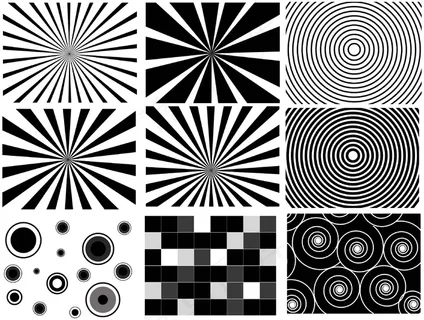 太阳光规则射线图案背景