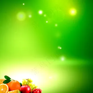 唯美绿色背景主图