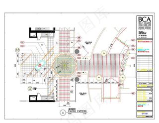 广州东山雅筑cad景观设计细部素材